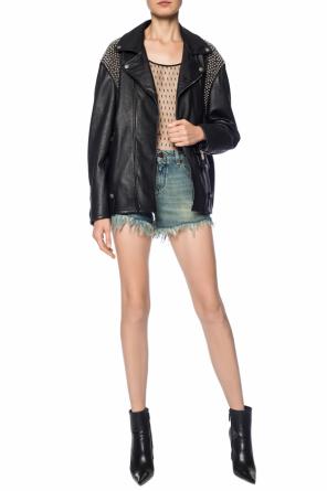 Denim shorts with tears, zdjęcie 2 Denim shorts with tears od Saint Laurent